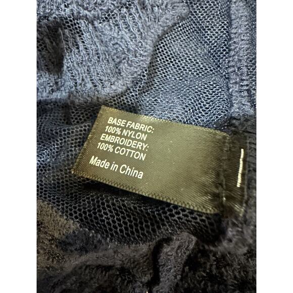 Lane Bryant Floral Lace Sheer Kimono Open Front Overpiece Duster Plus Size 22/24 - Picture 9 of 12